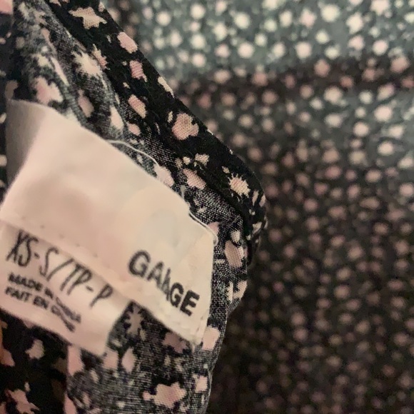 Garage Black floral summer dress - Picture 3 of 3